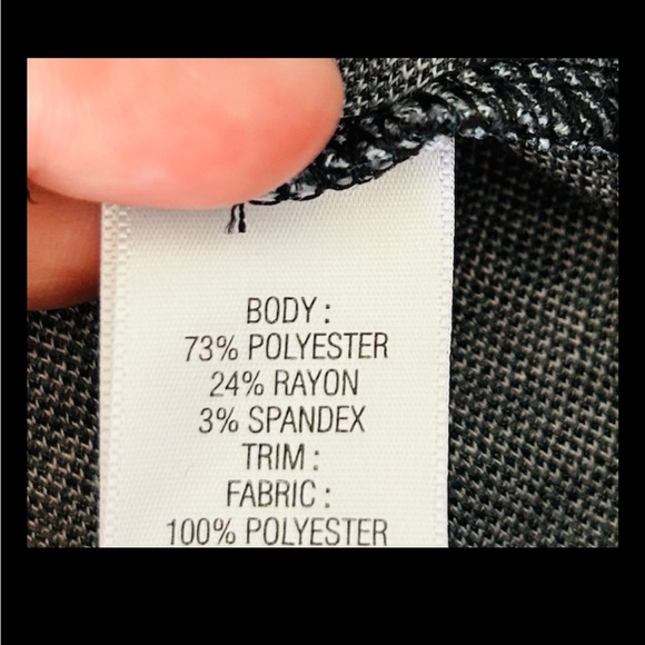 Apt 9 Women’s Ogee Gogeo Print Crew Neck Sleeveless Knit Peplum Top Size L - Picture 7 of 8